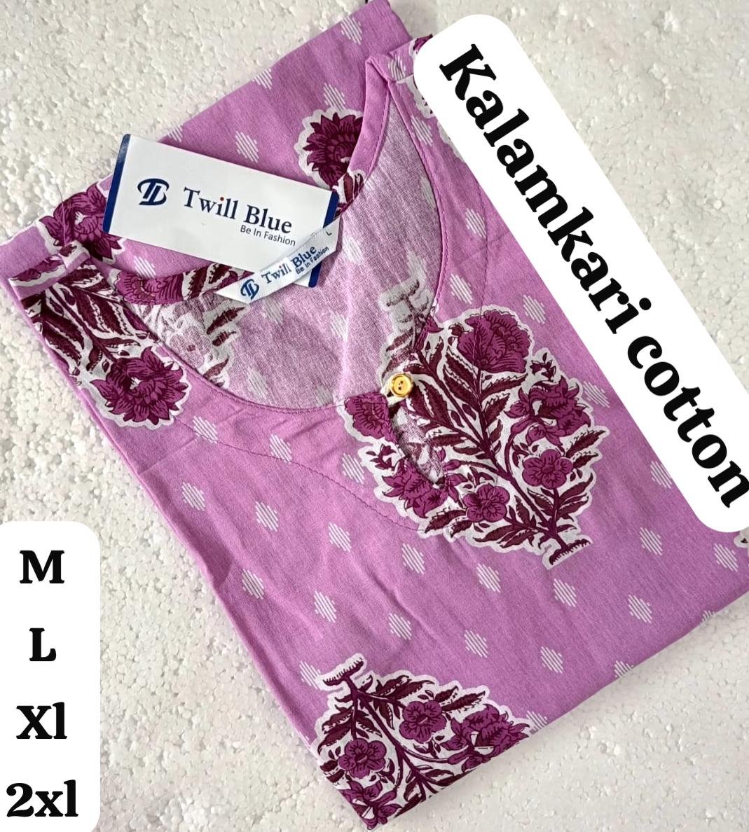 Premium cotton kalamkari kurti