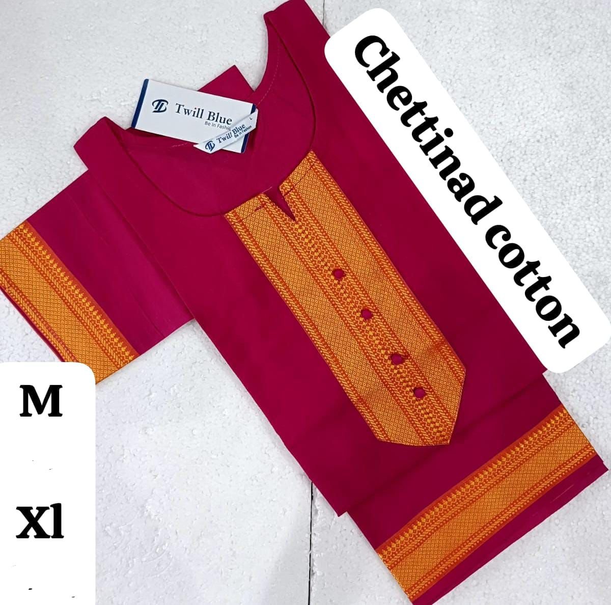 Rose Chettinad Cotton Chudi Tops